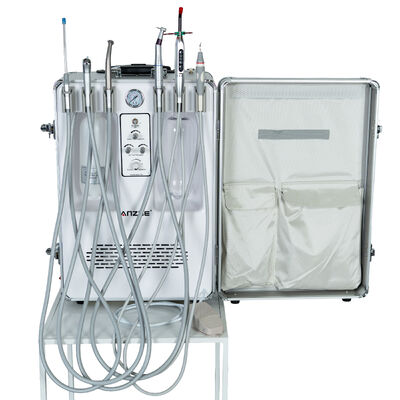 Ein guter Preis. Tragbares Veterinär-Dentalgerät mit 550W Leistung, 0,8 MPa Druck und leisem ölfreiem Luftkompressor für mobile Tierzahnpflege online