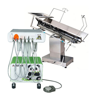 Ein guter Preis. Mobiles Veterinär-Dentalwagen mit Ultraschall-Scaler & LED-Härtungslicht Hoch-/Niedriggeschwindigkeits-Handstück Integriertes Haustier-Dental-System Online