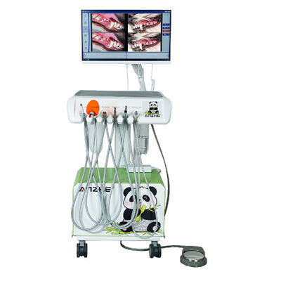 Ein guter Preis. HD-Oral-Kamera Veterinär-Zahnbehandlungs-Wagen Mobiles Tierarzt-Zahnarzt-Gerät mit High-Definition-Bildgebung, Absaugung, Scaler und LED-Härtungslicht Online