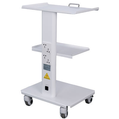 Langlebiger 3-Schicht-Zahnwagen für Zahnärzte. Kaltgewalzte Stahl-Roll-Instrumenten für Kliniken, Labore und Zahnärztliche Ausbildung.