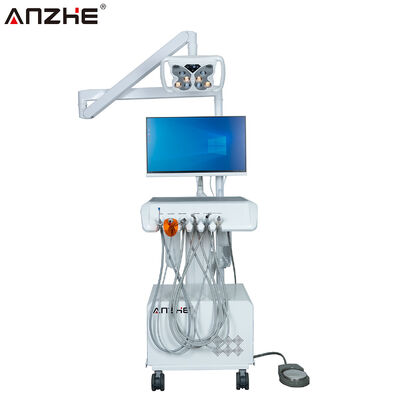 Ein guter Preis. Zahnbehandlungseinheit mit Schmetterling LED-Zahnlampe Intraorale Kamera und Windows-Computer-System für digitale Zahnmedizin Online