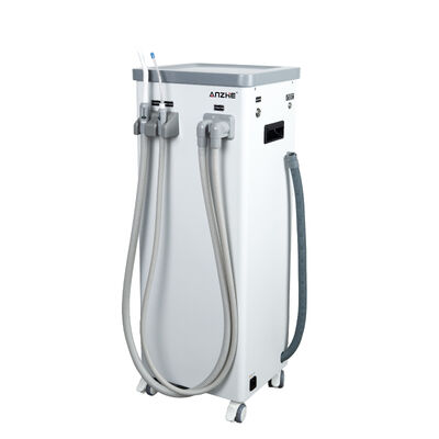 Tragbare zahnärztliche Absaugung mit dualen Saugmodi, automatischer Entwässerung, Wasser-Luft-Trennung, Filter und mobilem zahnärztlichem Vakuumsystem für Zahnarztpraxen