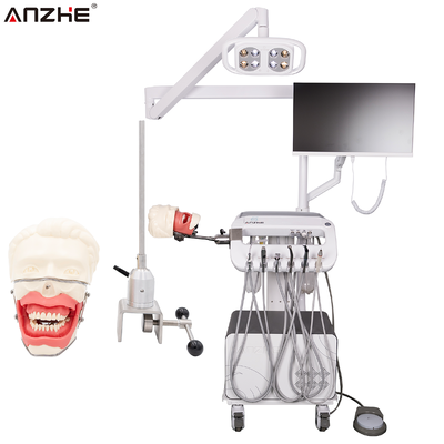 Portable Dental Unit with Anesthesia Simulation Phantom Head Dental Training Workstation Local Anesthesia Education System for Dental Schools