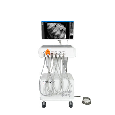 Ein guter Preis. Professionelle tragbare zahnärztliche Einheit mit HD-Intraoralkamera Digitales Bildgebungssystem eingebaute Computer-Zahnbehandlungsarbeitsstation online