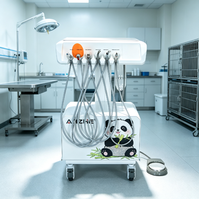 Ein guter Preis. Portable Electric Veterinary Dental Unit mit Luftkompressor Mobile Tierzahntechnik mit Scaler LED Heillicht & Saug online