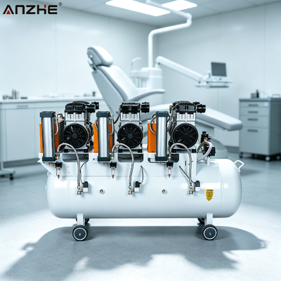 AZ-FA150B Medical Grade Oil Free Dental Air Compressor with Dryer and 150L Tank