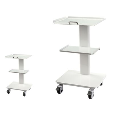 Ein guter Preis. 3-lagiger mobiler Dental-Instrumentenwagen mit integrierter Steckdose und Bremstransportrollen für Zahnarztpraxen online